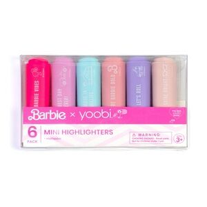 NEW Barbie x Yoobi Mini Highlighters